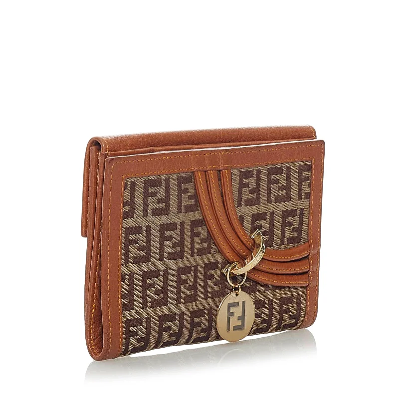 Fendi Zucchino Canvas Wallet (SHG-33654)