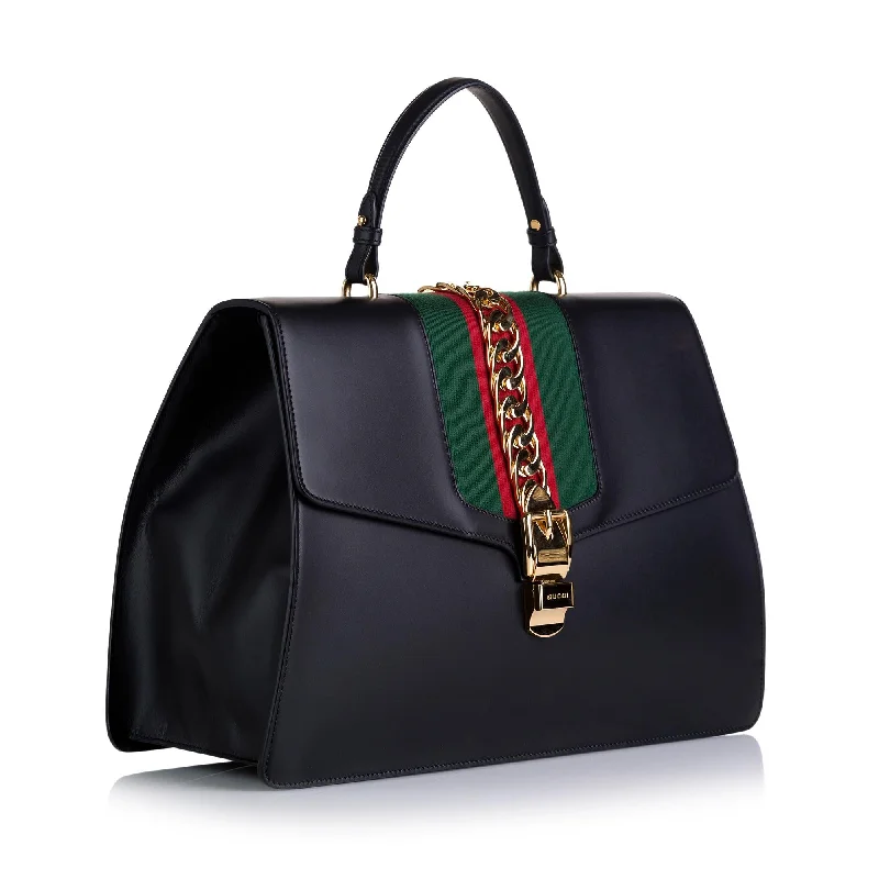 Gucci Sylvie Web Satchel (SHG-KfaaUg)