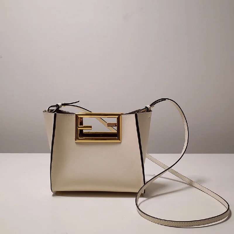 Fendi Way Small White Bag