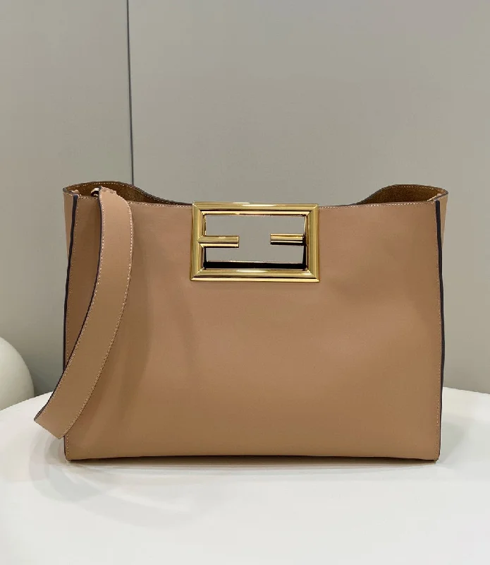 Fendi Way Medium Beige Bag