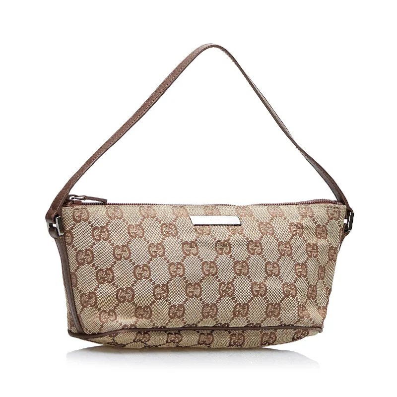 Gucci GG Canvas Boat (SHG-yY77f6)