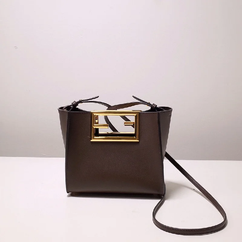 Fendi Way Small Dark Grey Bag