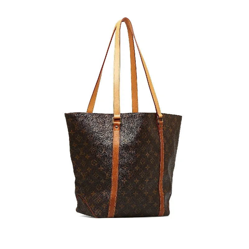 Brown Louis Vuitton Monogram Sac Shopping Tote Bag