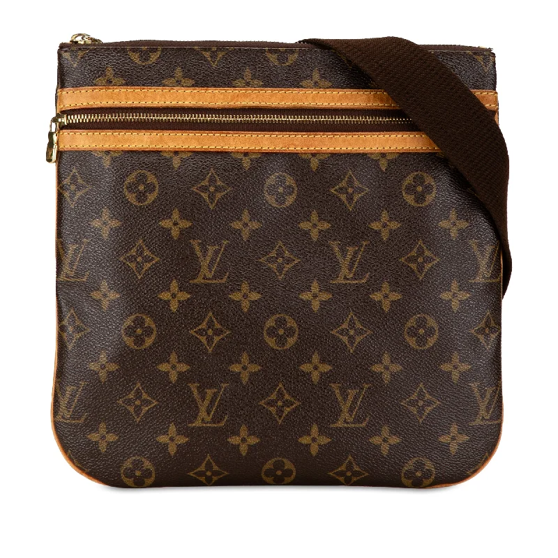 Brown Louis Vuitton Monogram Bosphore Pochette Crossbody Bag