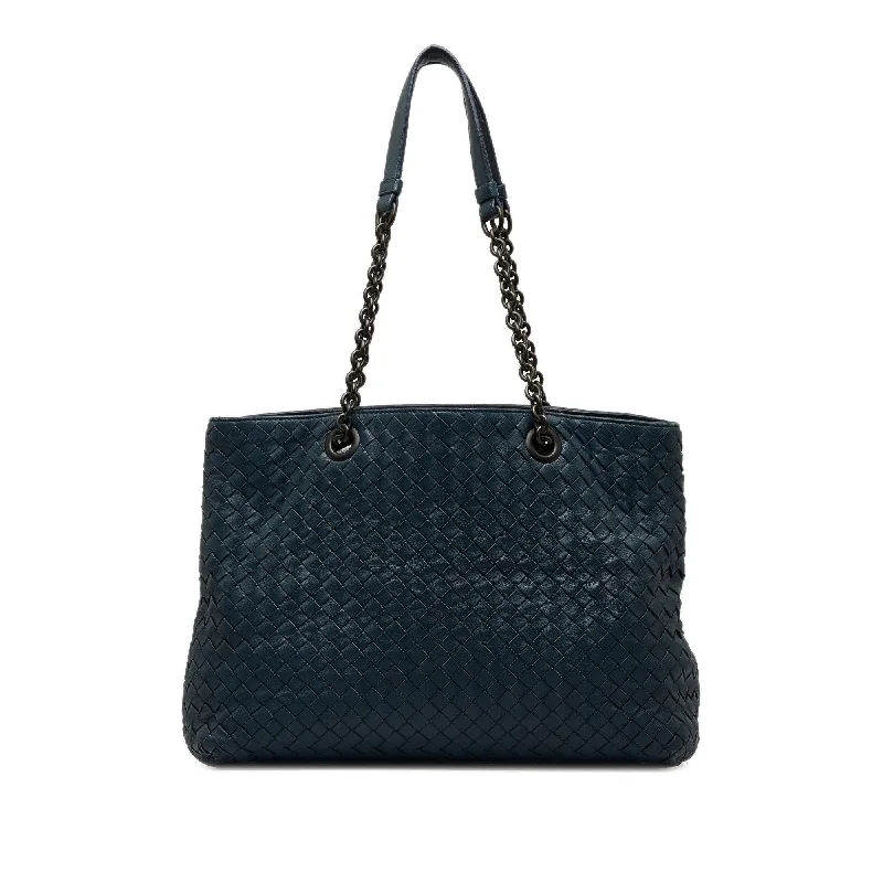 Bottega Veneta Medium Intrecciato Double Chain Tote (SHG-oRcWI3)