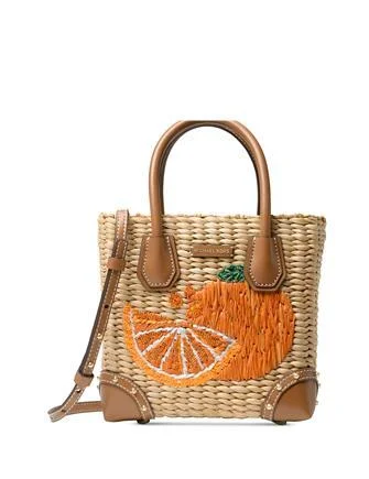 Michael Michael Kors Malibu Medium Straw Crossbody