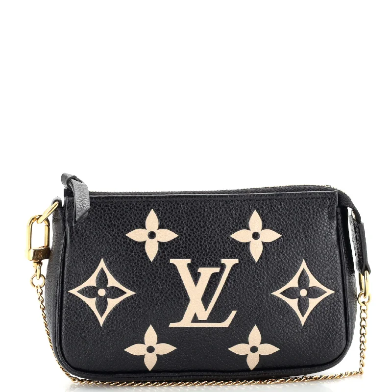 Pochette Accessoires Bicolor Monogram Empreinte Giant Mini