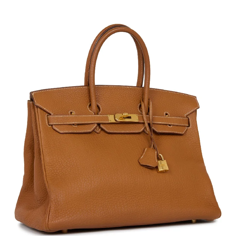 Hermes Birkin 35 Gold Togo Gold Hardware