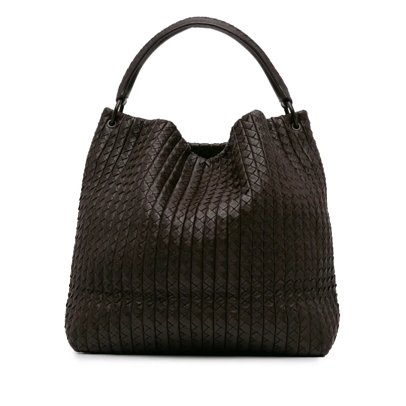 Bottega Veneta Large Intrecciato Nappa Natte Hobo (SHG-E8RHmj)