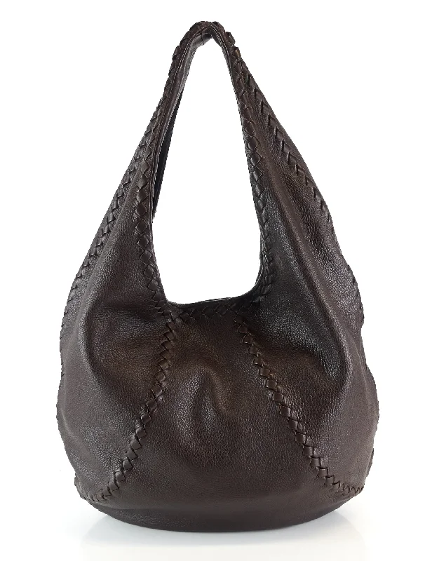 Mallow Cervo Leather Hobo Bag