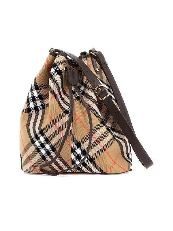 Burberry Checkered Bucket Bag