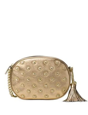 Michael Michael Kors Ginny Studded Medium Messenger