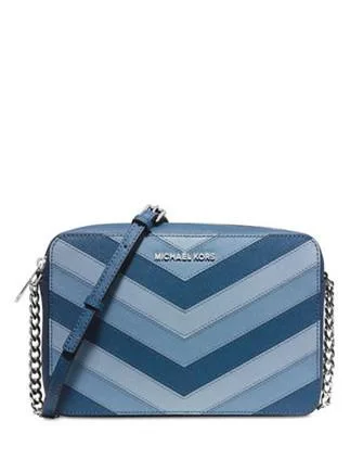 Michael Michael Kors Jet Set Chevron Large East West Crossbody