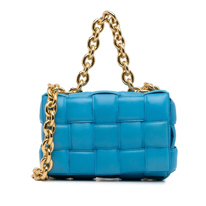 Bottega Veneta Padded Chain Cassette Blue