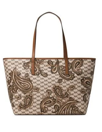 Michael Michael Kors Studio Paisley Emry Large Top Zip Tote