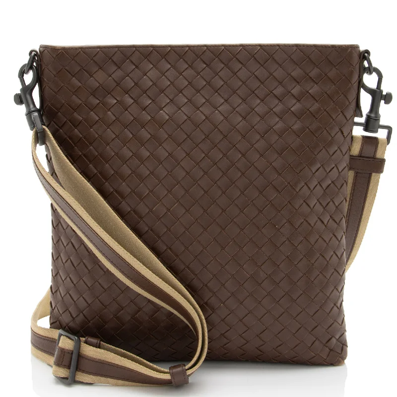 Bottega Veneta Intrecciato Nappa Large Messenger (SHF-8L6sHp)