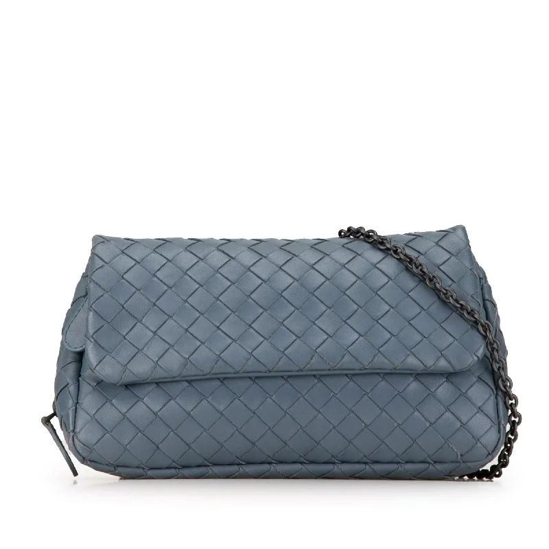 Bottega Veneta Mini Nappa Intrecciato Chain Messenger (SHG-YGK0Dm)