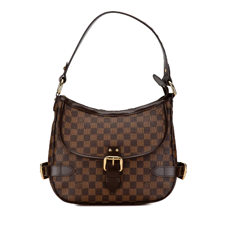 Brown Louis Vuitton Damier Ebene Highbury Shoulder Bag