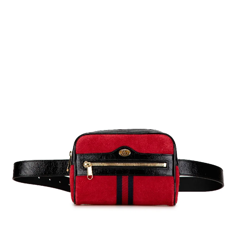 Red Gucci Small Ophidia Belt Bag