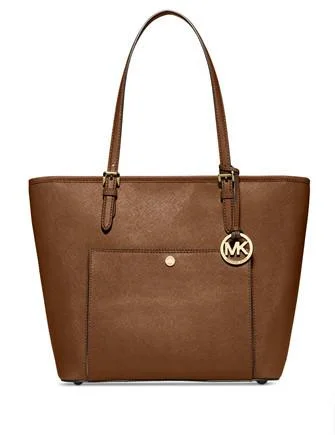 Michael Michael Kors Jet Set Item Large Top Zip Pocket Tote