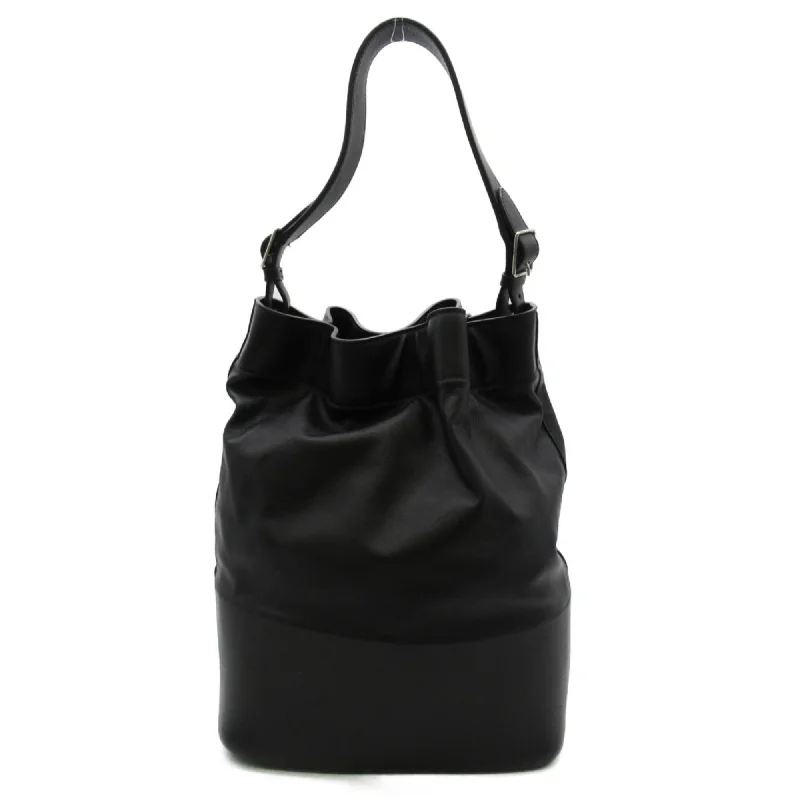 Celine bucket bag medium Black leather