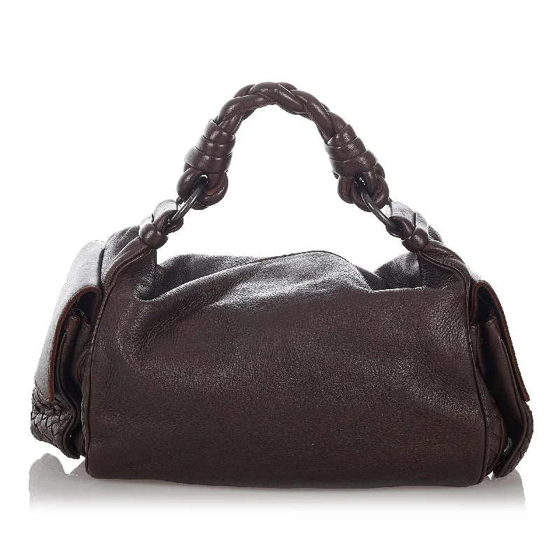 Bottega Veneta Intrecciato Leather Shoulder Bag (SHG-26813)