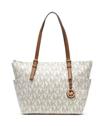 Michael Michael Kors Large Jet Set East West Zip Top Signature Tote