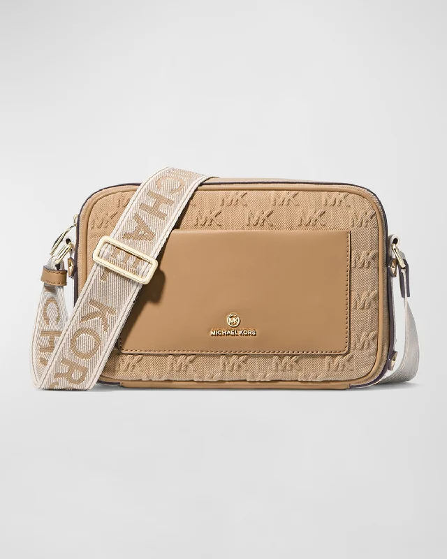 Maeve Large Pocket Monogram Crossbody Bag