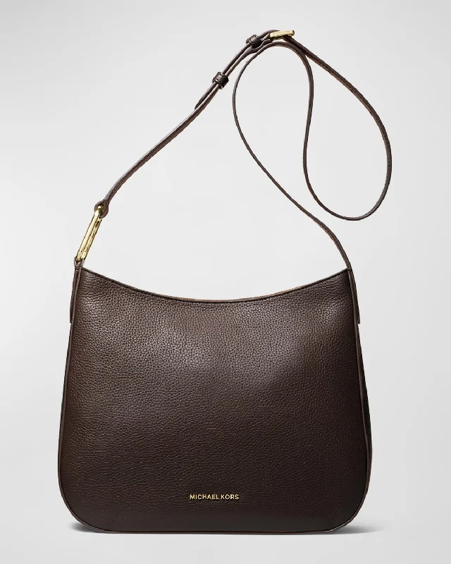 Kensington Large Zip Leather Crossbody Bag