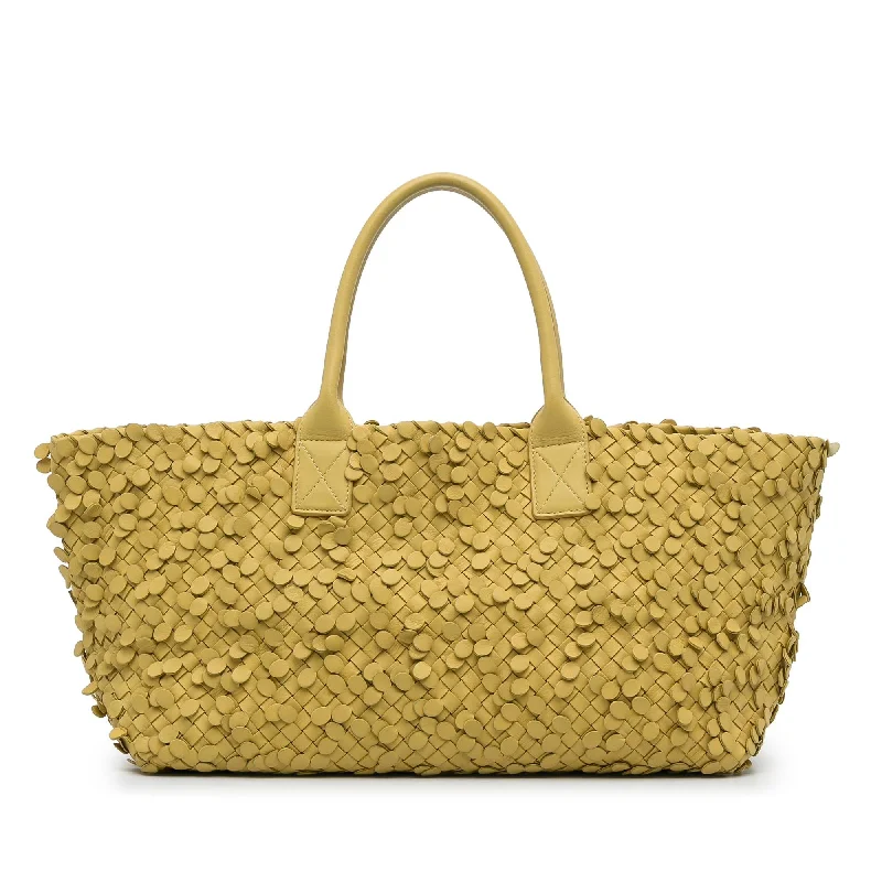 Bottega Veneta Poussin Paillettes Cabat Tote (SHG-uM0GAC)