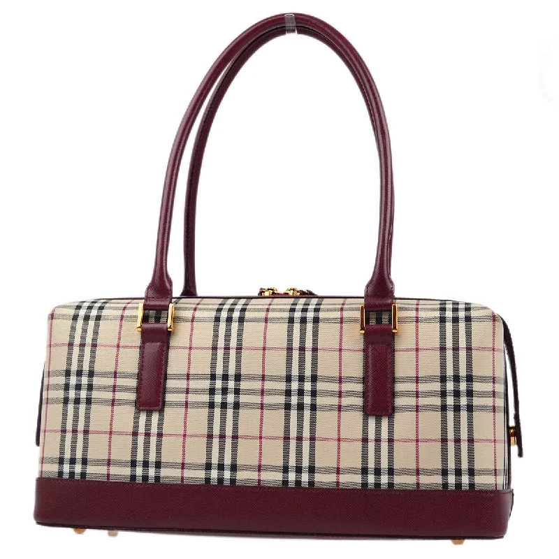 BURBERRY Beige Nova Check Handbag 172490