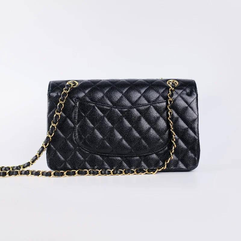 Chanel Medium M/L Caviar Classic Flap Black