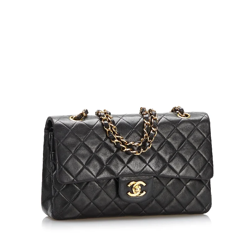 Chanel Medium Classic Lambskin Double Flap Bag (37067)