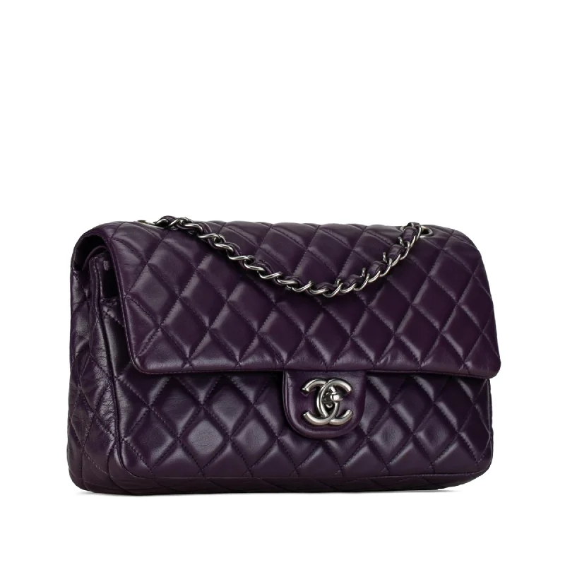 Chanel Medium Classic Lambskin Double Flap (HBz089)