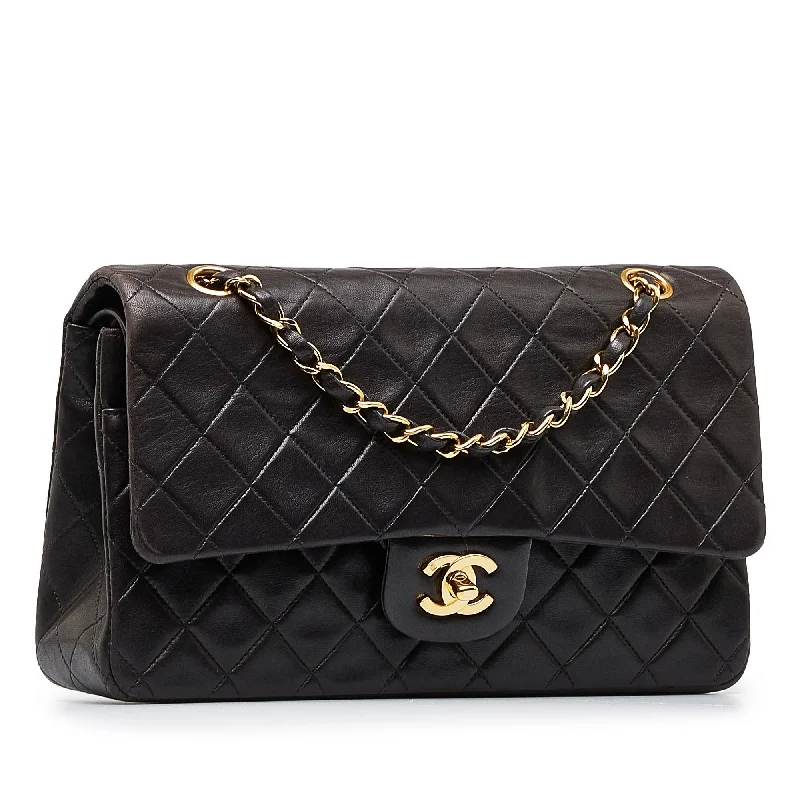 Chanel Medium Classic Lambskin Double Flap (hLYG9a)