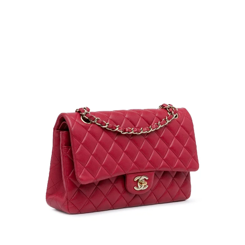 Chanel Medium Classic Lambskin Double Flap (oRuT74)