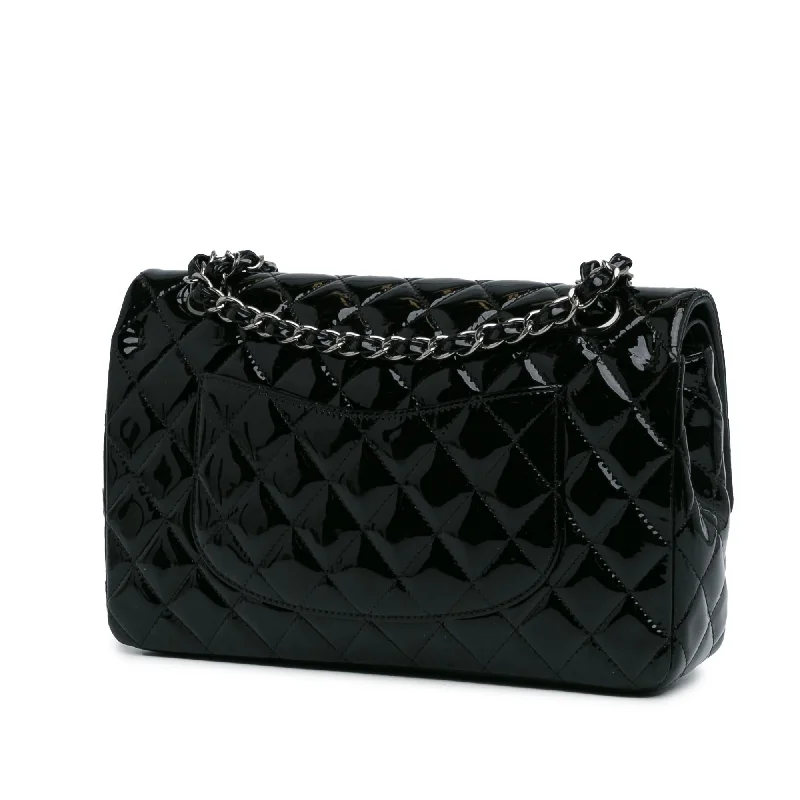 Chanel Medium Classic Patent Double Flap (BrQGTp)