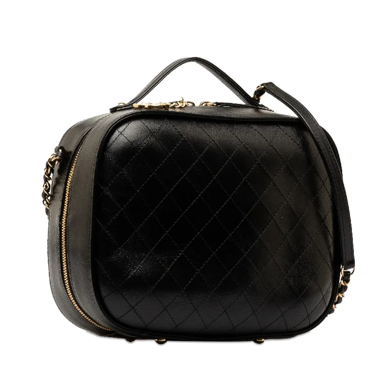 Chanel Medium Crumpled Calfskin Vanity Case (tJJn02)