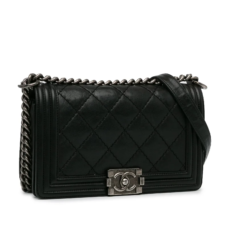 Chanel Medium Lambskin Stitch It Boy Flap (QrNhc7)