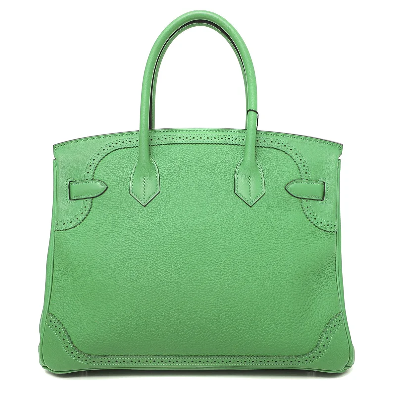 Hermes Bamboo Birkin Ghillies 30 Limited