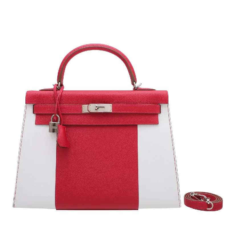 Hermes Bicolor Sellier Kelly Flag 32 Bag