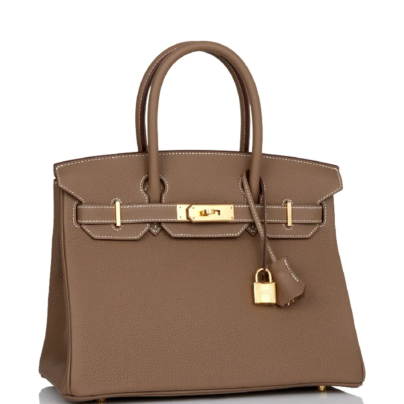 Hermes Birkin 30 Etoupe Togo Gold Hardware