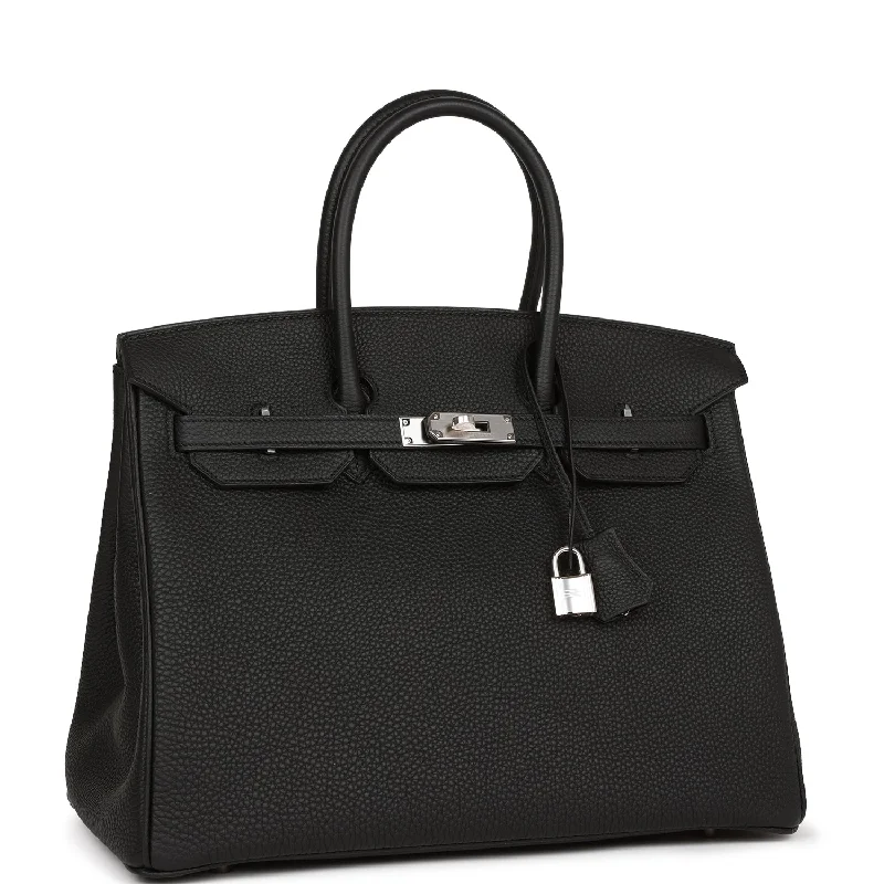 Hermes Birkin 35 Black Togo Palladium Hardware