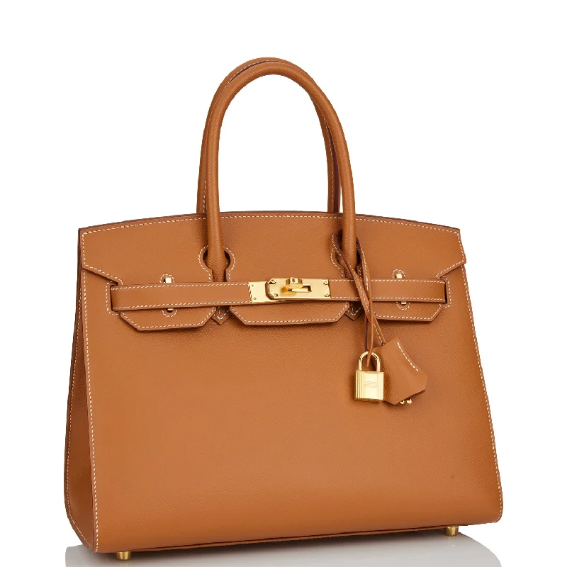 Hermes Birkin Sellier 30 Gold Epsom Gold Hardware