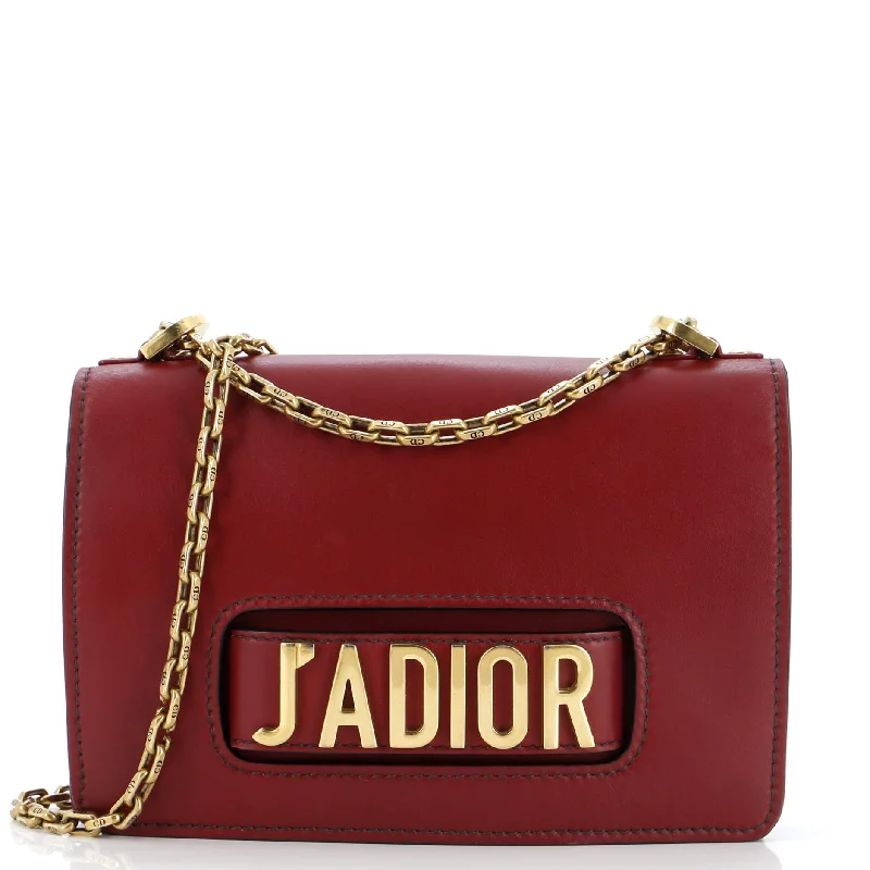 J'Adior Flap Bag Leather Medium